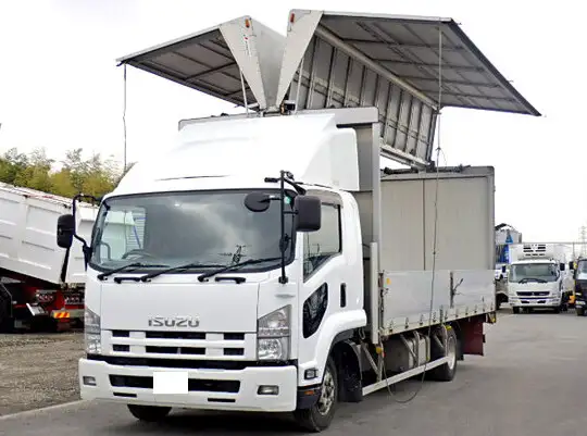 いすゞ フォワード 中型/増トン ウイング 幌ウイング 床鉄板 の中古トラック【車両No.122997】