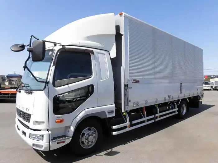 三菱 ファイター 中型/増トン ウイング ベッド TKG-FK61F の中古トラック【車両No.123145】
