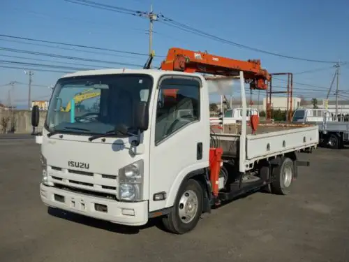 いすゞ エルフ 小型 クレーン付 5段 ラジコン の中古トラック【車両No.123259】