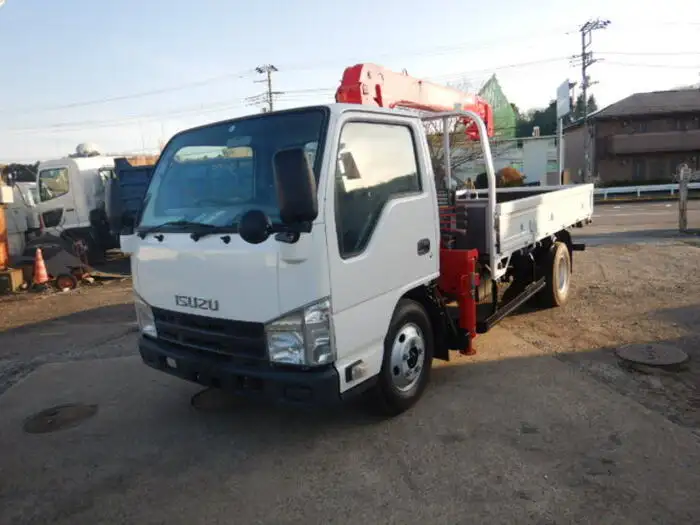 いすゞ エルフ 小型 クレーン付 4段 ラジコン の中古トラック【車両No.123372】