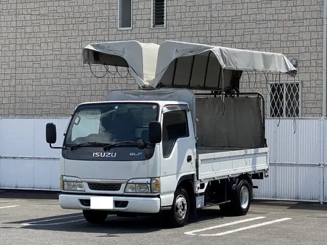 いすゞ エルフ 小型 ウイング 幌ウイング KR-NHR69E の中古トラック【車両No.123263】