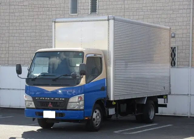 三菱 キャンター 小型 アルミバン PA-FE72BEV H19 の中古トラック【車両No.123198】