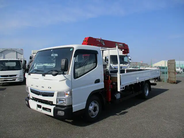 三菱 キャンター 小型 クレーン付 4段 ラジコン の中古トラック【車両No.123723】