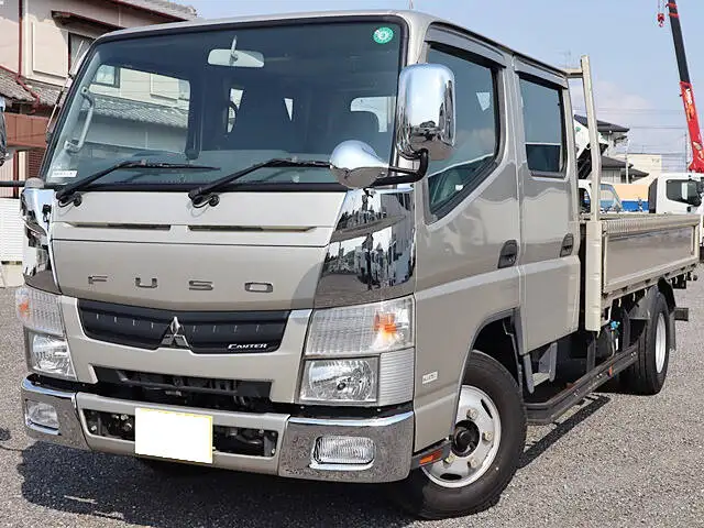 三菱 キャンター 小型 平ボディ Wキャブ TKG-FEA20 の中古トラック【車両No.123562】