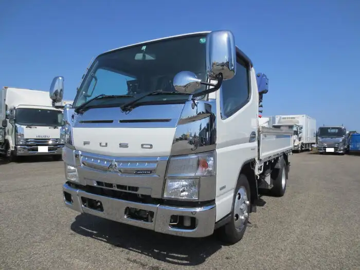 三菱 キャンター 小型 クレーン付 横置簡易クレーン 3段 の中古トラック【車両No.123656】