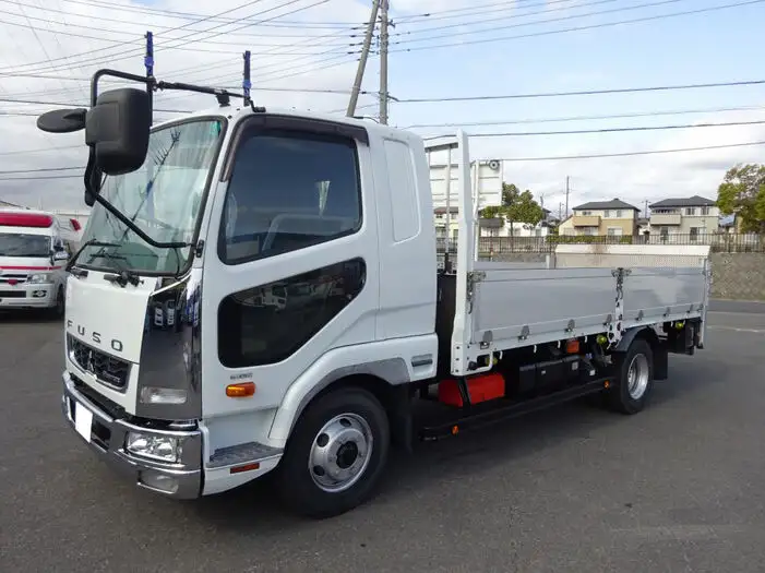 三菱 ファイター 中型/増トン 平ボディ パワーゲート アルミブロック の中古トラック【車両No.123061】