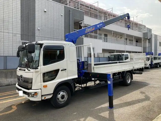 日野 レンジャー 中型/増トン クレーン付 4段 ラジコン の中古トラック【車両No.124032】