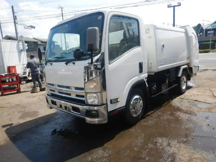 いすゞ エルフ 小型 パッカー車 巻き込み式 回転ダンプ式 の中古トラック【車両No.123746】
