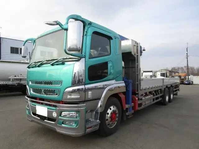 三菱 スーパーグレート 大型 クレーン付 エアサス 5段 の中古トラック【車両No.124171】