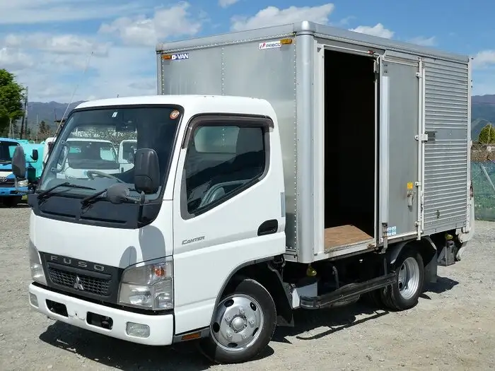 三菱 キャンター 小型 アルミバン パワーゲート サイドドア の中古トラック【車両No.123788】