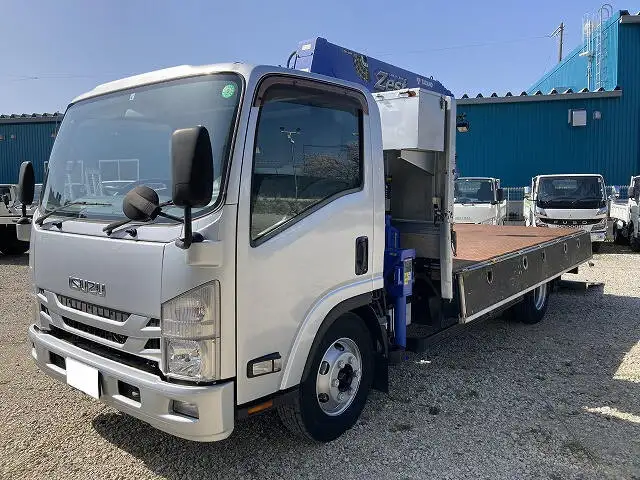 いすゞ エルフ 小型 クレーン付 パワーゲート 床鉄板 の中古トラック【車両No.124220】