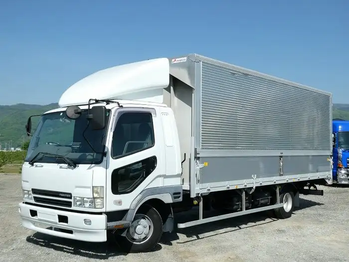 三菱 ファイター 中型/増トン ウイング ベッド PA-FK61FK の中古トラック【車両No.124341】