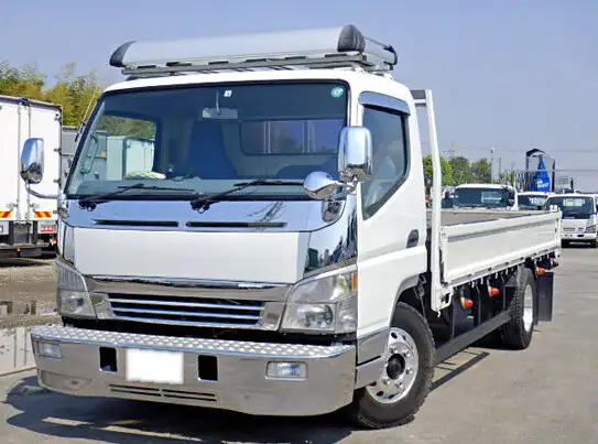 三菱 キャンター 小型 平ボディ 床鉄板 PA-FE83DGY の中古トラック【車両No.124292】