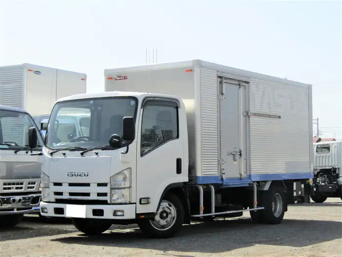 いすゞ エルフ 小型 アルミバン パワーゲート サイドドア の中古トラック【車両No.124595】