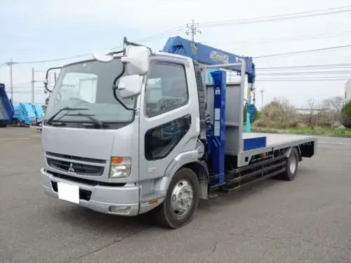 三菱 ファイター 中型/増トン 車両重機運搬 5段クレーン ラジコン の中古トラック【車両No.124382】
