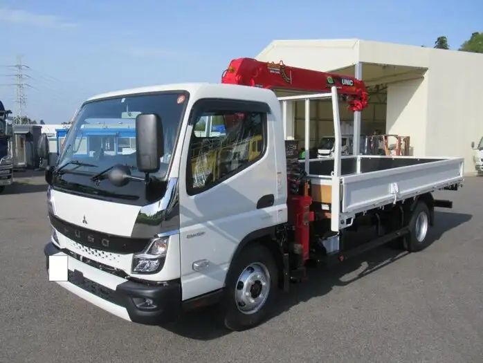 三菱 キャンター 小型 クレーン付 4段 ラジコン の中古トラック【車両No.124586】