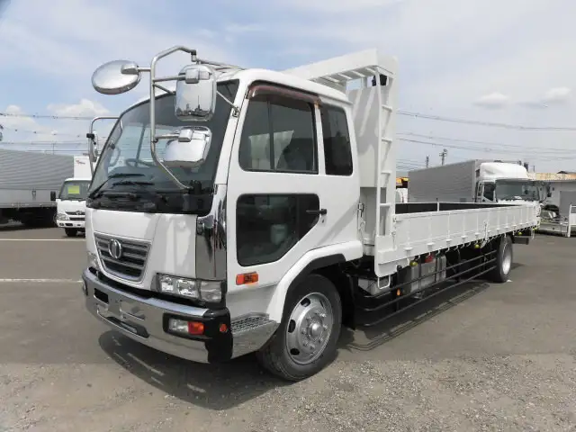 日産UD コンドル 中型/増トン 平ボディ 床鉄板 ベッド の中古トラック【車両No.124661】