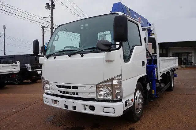いすゞ エルフ 小型 クレーン付 5段 ラジコン の中古トラック【車両No.124832】
