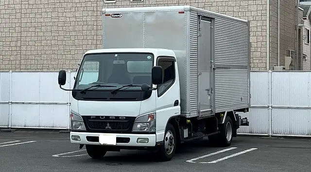 三菱 キャンター 小型 アルミバン パワーゲート サイドドア の中古トラック【車両No.124950】