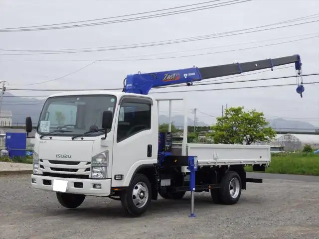 いすゞ エルフ 小型 クレーン付 4段 ラジコン の中古トラック【車両No.124994】