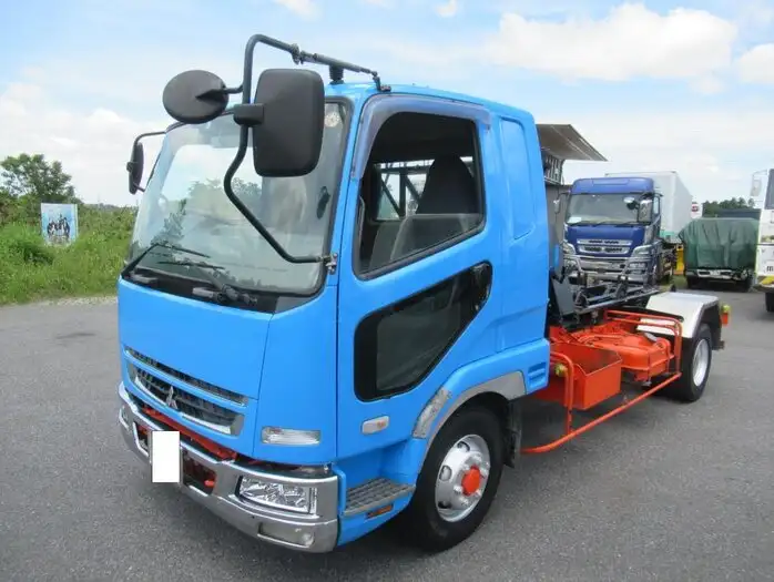 三菱 ファイター 中型/増トン アームロール ツインホイスト ベッド の中古トラック【車両No.124891】