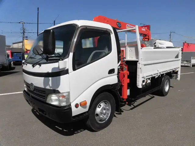 日野 デュトロ 小型 クレーン付 パワーゲート 床鉄板 の中古トラック【車両No.125028】