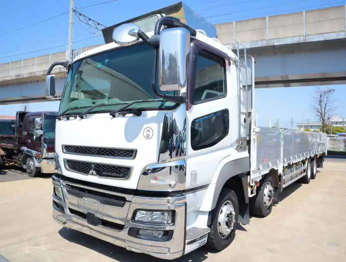 三菱 スーパーグレート 大型 平ボディ アルミブロック エアサス の中古トラック【車両No.124722】