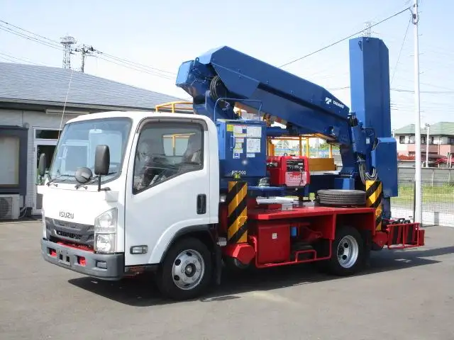 いすゞ エルフ 小型 高所・建柱車 高所作業車 TKG-NPR85YN の中古トラック【車両No.124766】