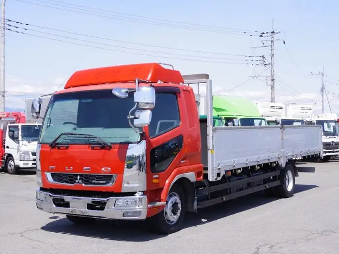 三菱 ファイター 中型/増トン 平ボディ 床鉄板 アルミブロック の中古トラック【車両No.124711】
