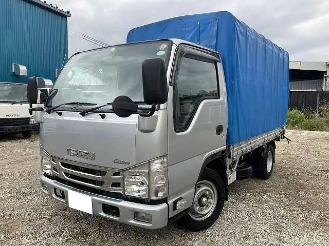 いすゞ エルフ 小型 平ボディ 幌 2RG-NJR88A の中古トラック【車両No.124797】