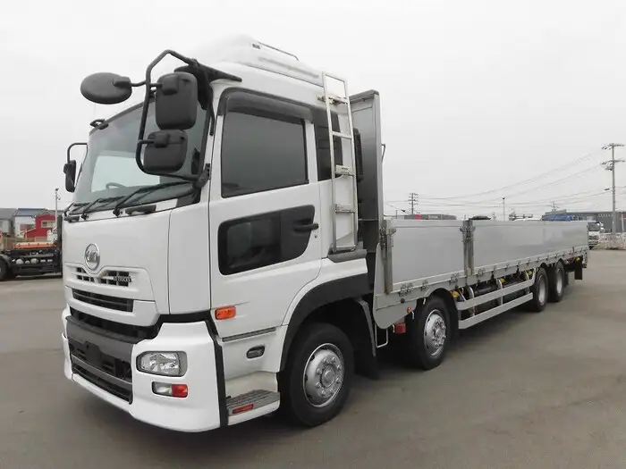 日産UD クオン 大型 平ボディ アルミブロック エアサス の中古トラック【車両No.125384】