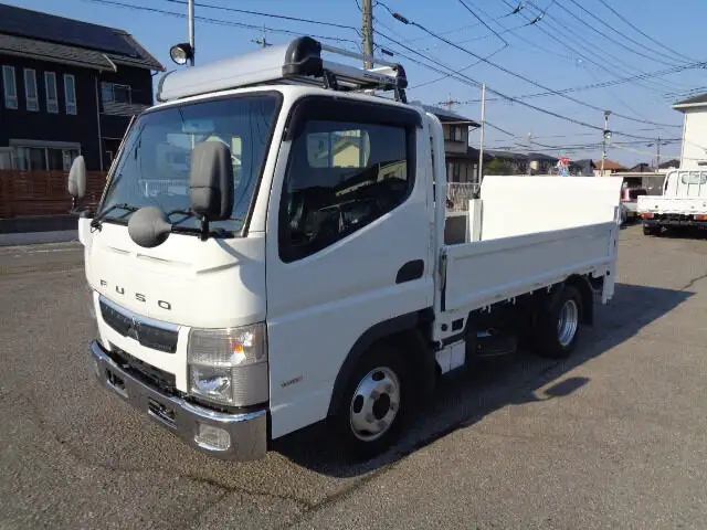 三菱 キャンター 小型 平ボディ パワーゲート 床鉄板 の中古トラック【車両No.125708】