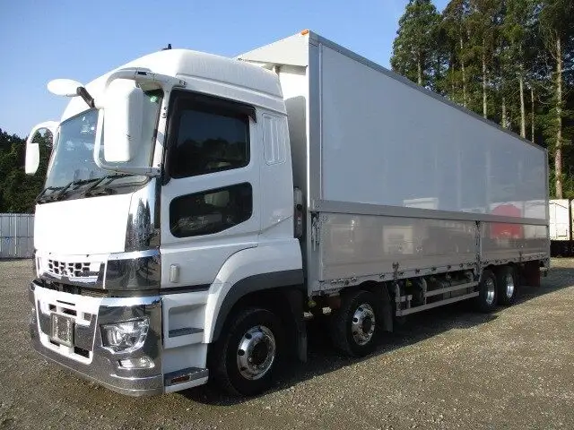 三菱 スーパーグレート 大型 ウイング ハイルーフ ベッド の中古トラック【車両No.125707】