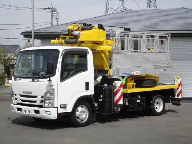 いすゞ エルフ 小型 高所・建柱車 高所作業車 TKG-NPR85YN 改 の中古トラック【車両No.125255】