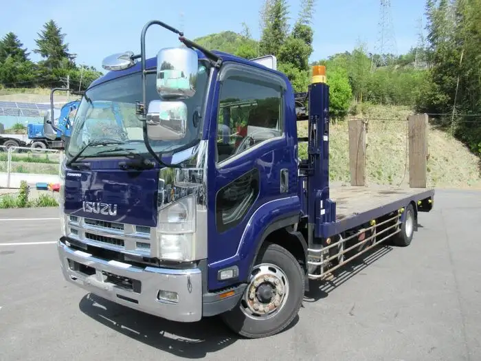 いすゞ フォワード 中型/増トン 車両重機運搬 ウインチ ベッド の中古トラック【車両No.124463】