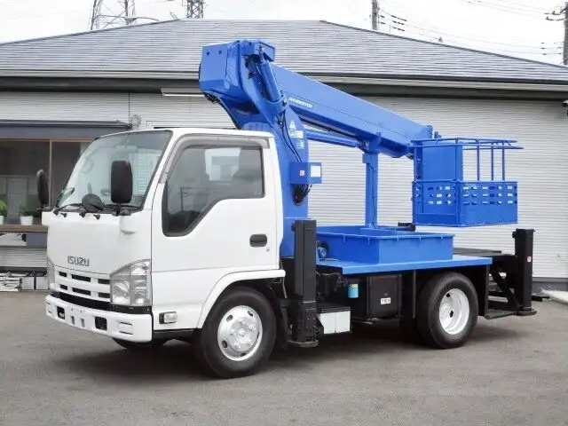 いすゞ エルフ 小型 高所・建柱車 高所作業車 SKG-NKR85N の中古トラック【車両No.125890】