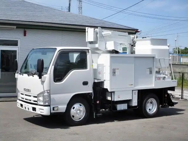 いすゞ エルフ 小型 高所・建柱車 高所作業車 電工仕様 の中古トラック【車両No.125891】