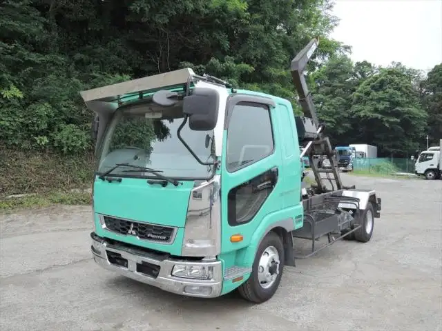 三菱 ファイター 中型/増トン アームロール ツインホイスト ベッド の中古トラック【車両No.125861】