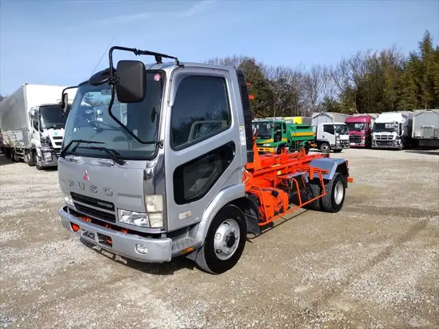 三菱 ファイター 中型/増トン アームロール シングルホイスト KK-FK71HE の中古トラック【車両No.125112】