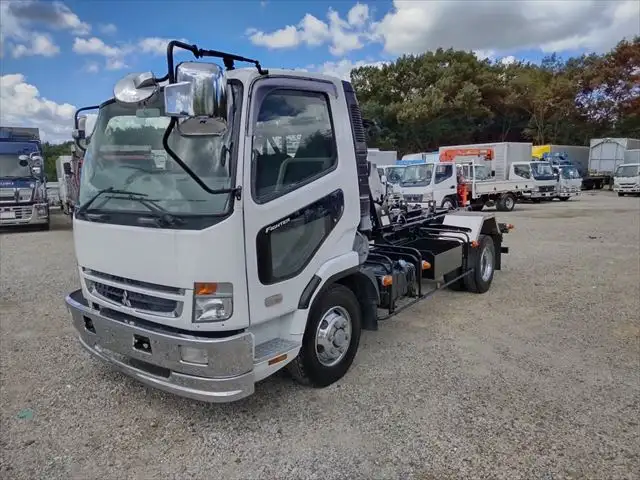 三菱 ファイター 中型/増トン アームロール ツインホイスト PDG-FK71F の中古トラック【車両No.125179】