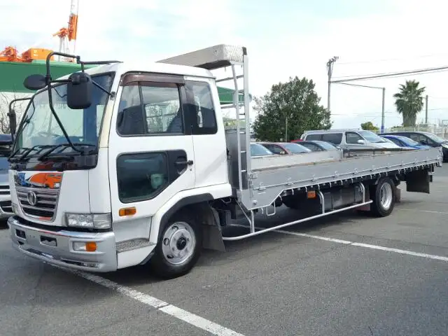 日産UD コンドル 中型/増トン 平ボディ アルミブロック ベッド の中古トラック【車両No.124800】