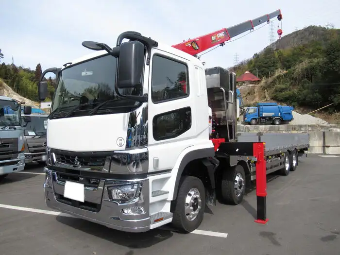 三菱 スーパーグレート 大型 クレーン付 アルミブロック エアサス の中古トラック【車両No.126020】