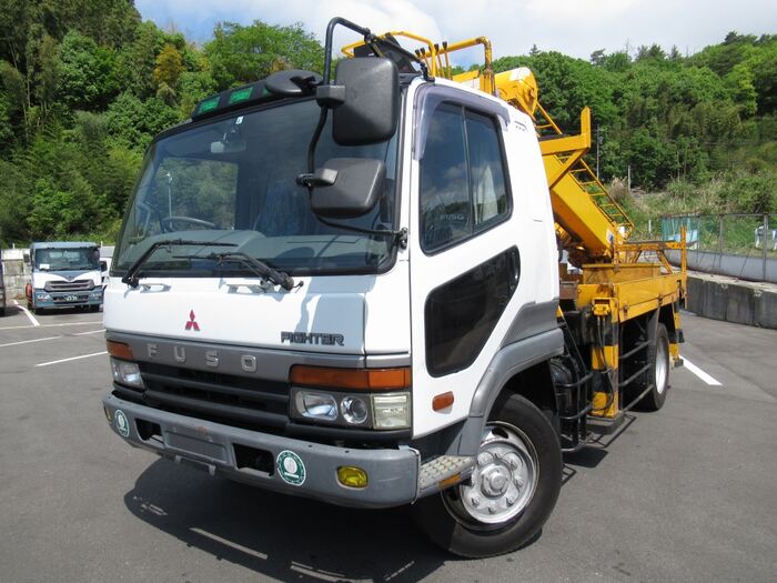 三菱 ファイター 中型/増トン 高所・建柱車 建柱車 U-FM618F - 中古 