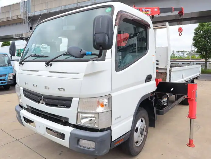 三菱 キャンター 小型 クレーン付 3段 ラジコン の中古トラック【車両No.126246】