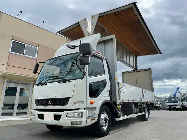 三菱 ファイター 中型/増トン ウイング 床鉄板 TKG-FK71F の中古トラック【車両No.126425】