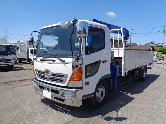 日野 レンジャー 中型/増トン クレーン付 床鉄板 アルミブロック の中古トラック【車両No.126474】