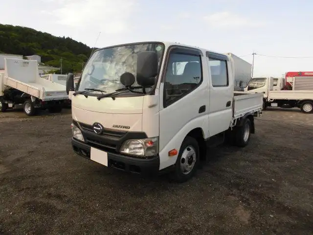 日野 デュトロ 小型 平ボディ Wキャブ 床鉄板 の中古トラック【車両No.126365】