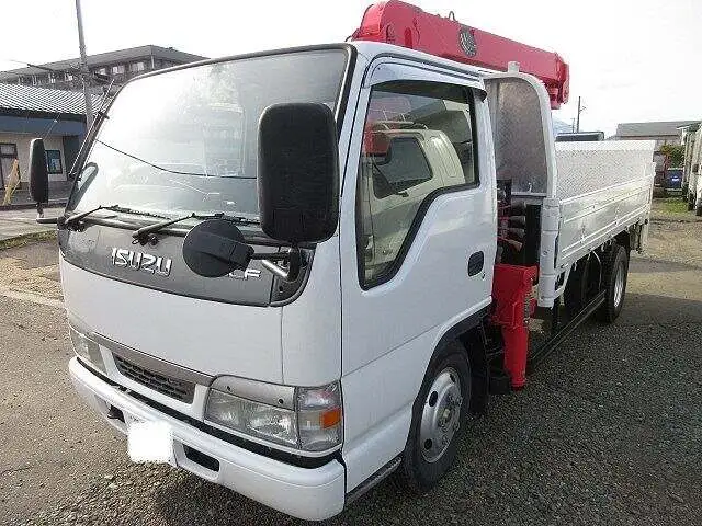 いすゞ エルフ 小型 クレーン付 パワーゲート 3段 の中古トラック【車両No.126088】