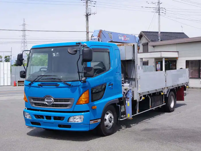 日野 レンジャー 中型/増トン クレーン付 アルミブロック 4段 の中古トラック【車両No.126573】
