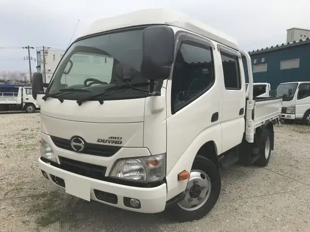 日野 デュトロ 小型 平ボディ Wキャブ TKG-XZU685M の中古トラック【車両No.126877】